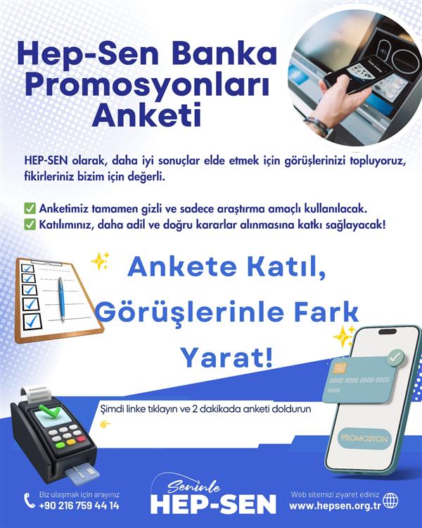 Hep-Sen Banka Maaş Promosyonları Anketi